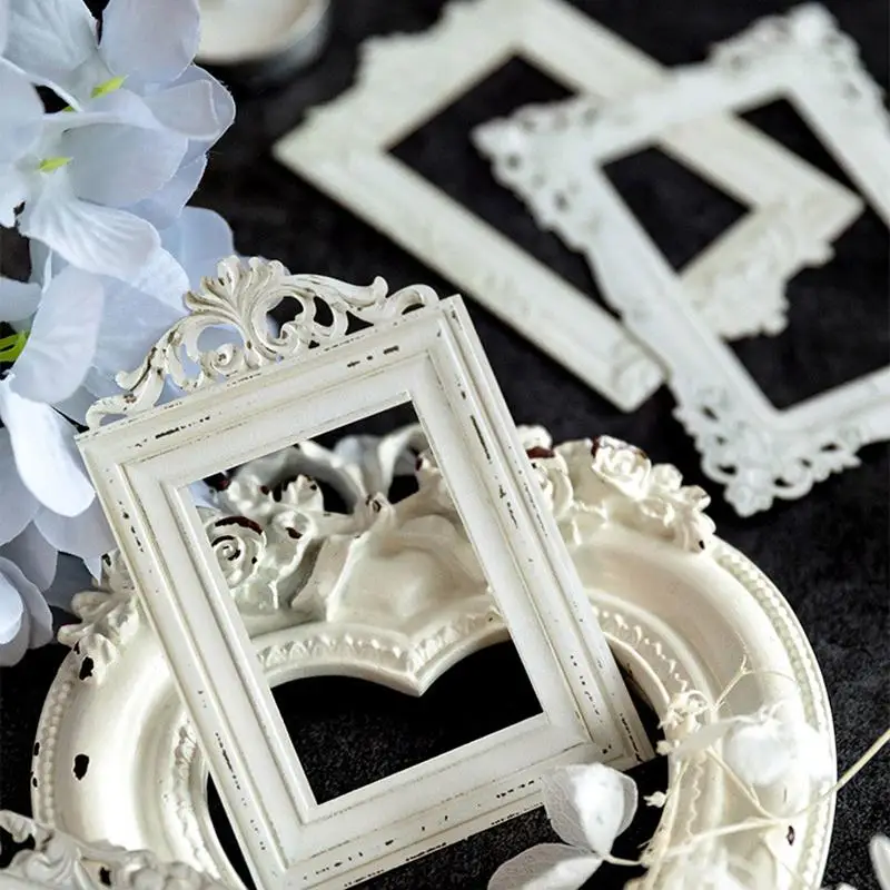 scrapbook stickers Phoframe Scrapbook Stickers Vintage Frame Collage Cards Handicraft Decoration Decor Photo Album Aesthetics Craft Stickers