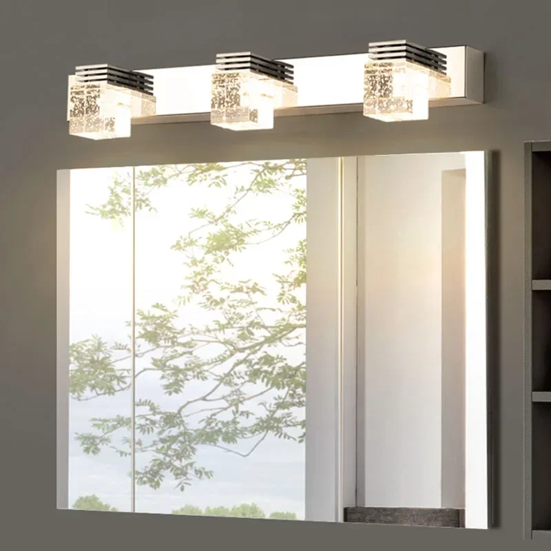 Modern LED Wall Lamp Crystal Sconce For Living Dining Room Bedroom Bedside Bathroom Mirror Home Decor Lighting Fixture Lustre