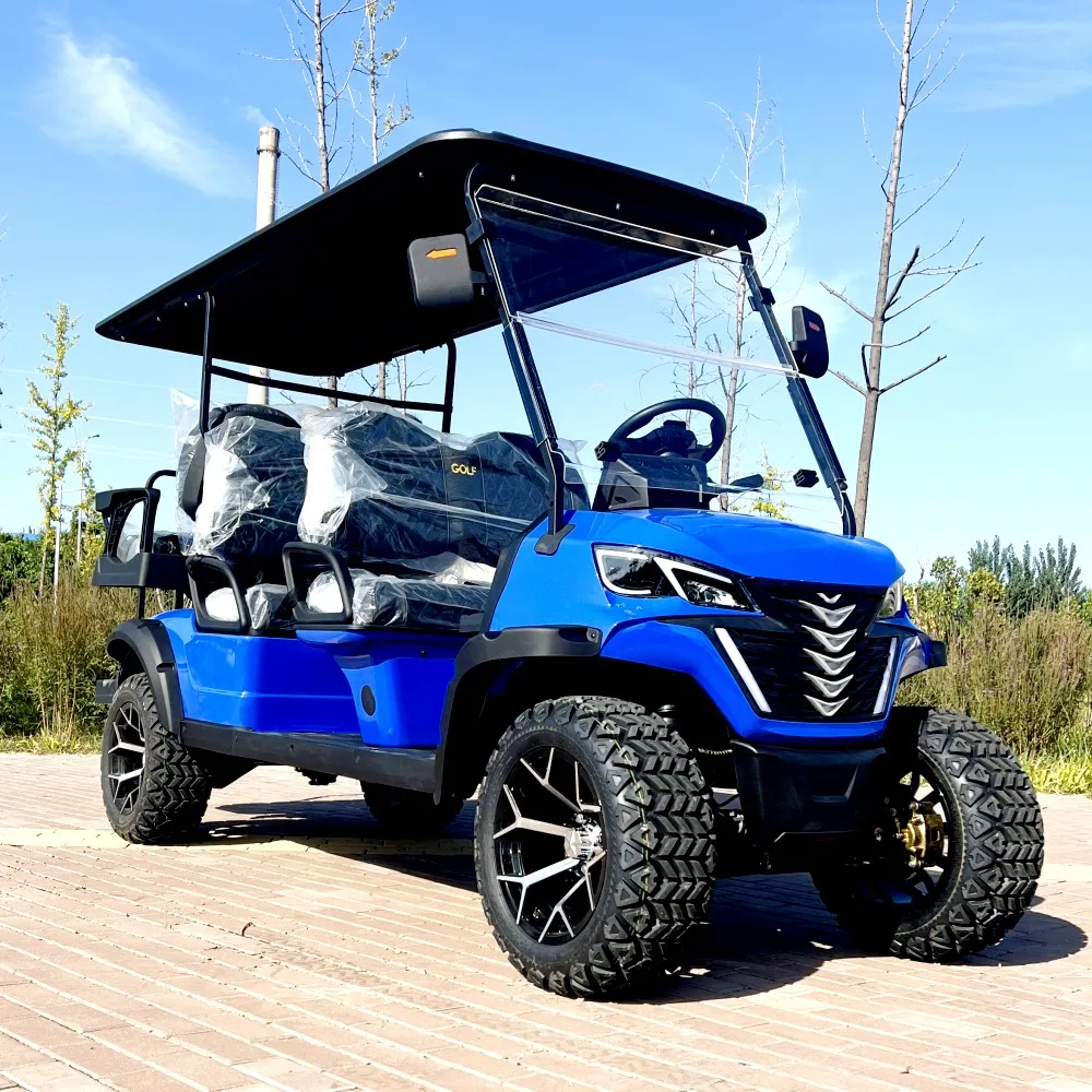 

Off Road Street Legal 48V 72V Lithium Battery Karts Car Buggy 4 6 Seater Carrito de Electric Golf Cart