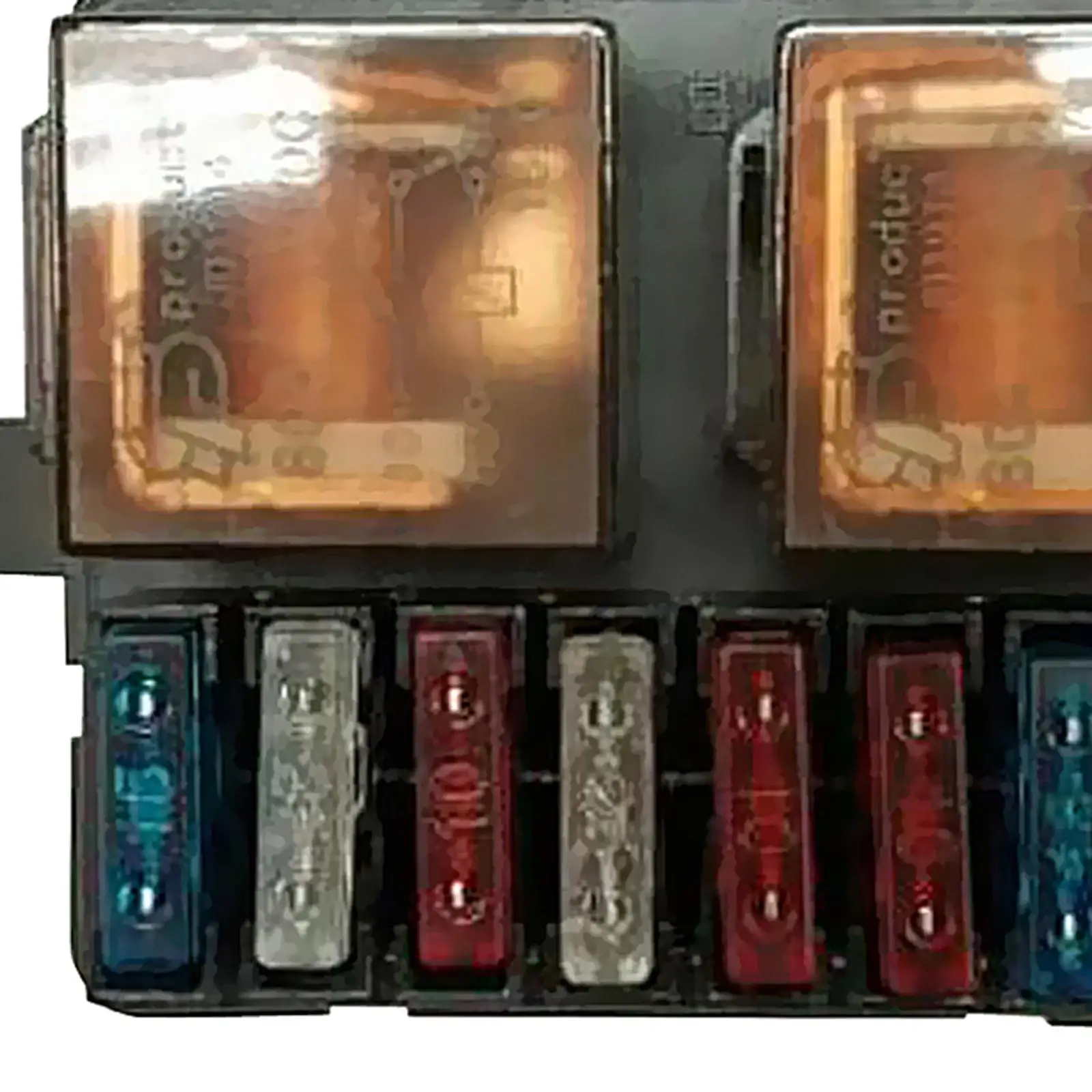 Universal Car Boat Truck Audio 12V 2-Way Relay Fuse Box Holder with 8 Fuses Sturdy and robust construction