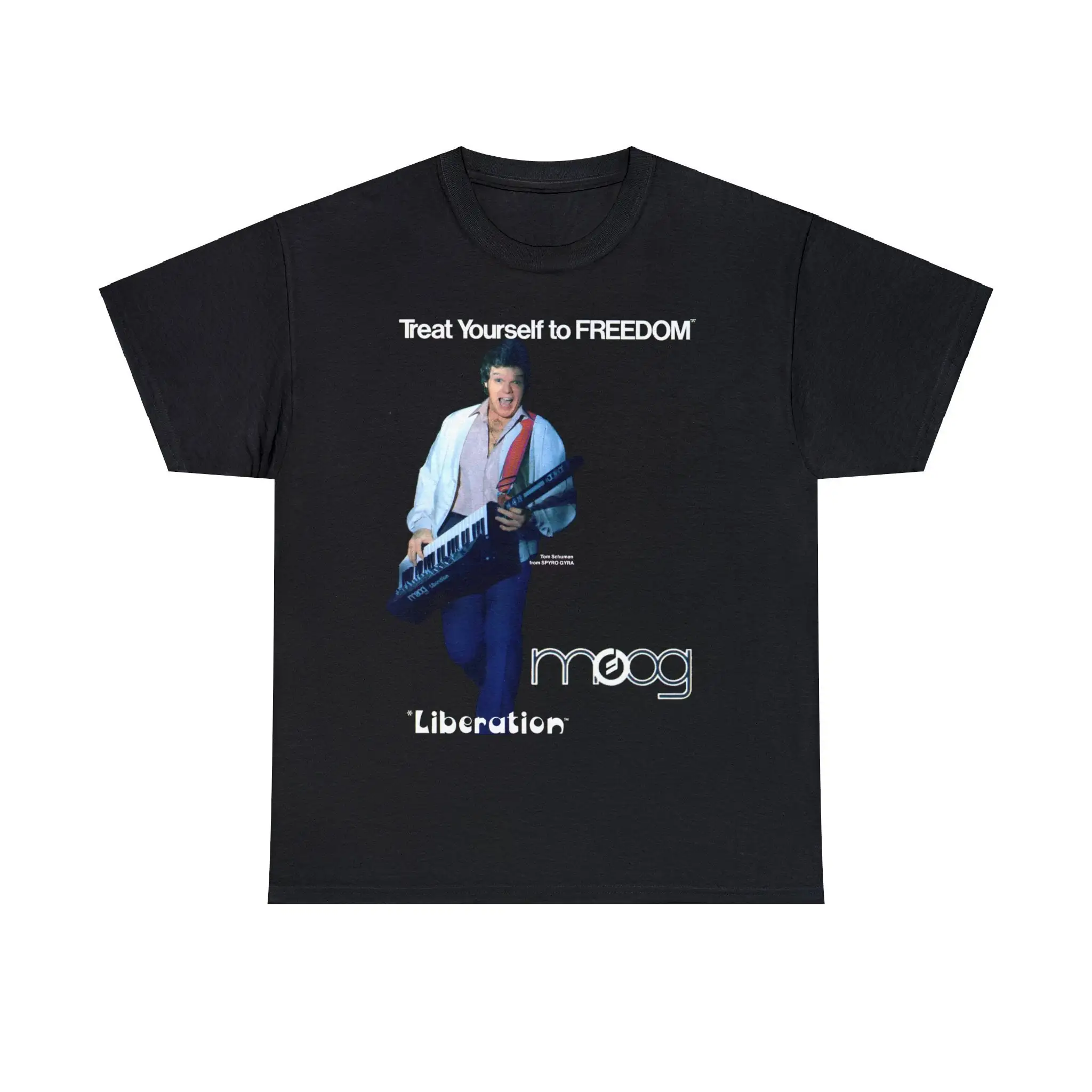 T-Shirt Sintetizzatore Di Liberazione Moog Gildan 5000