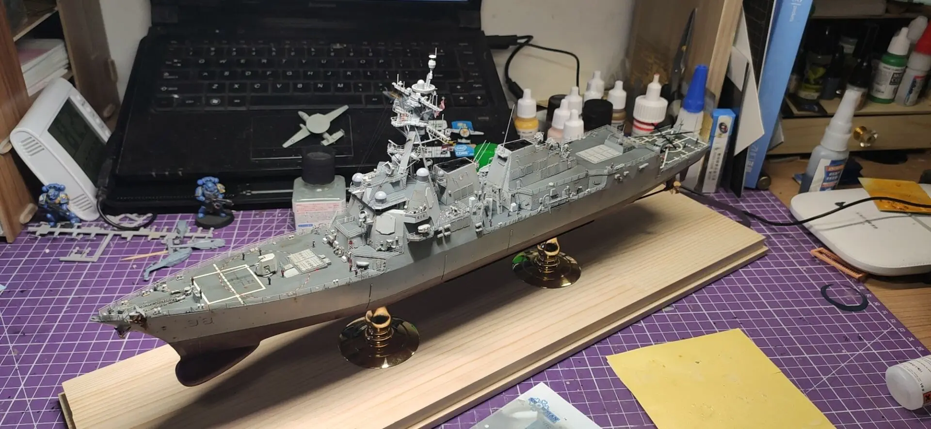 1/350 선박 모델 구리 기둥 기본 열 모델 디스플레이 취미 액세서리 도구 만들기 받침대 황동 지원