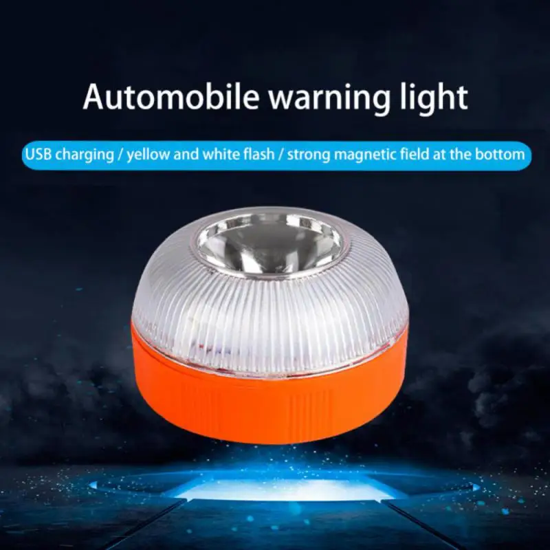 Emergency Light Car Strobe Light Spain Car Emergency Light Signal V16 Homologated Dgt Approved Beacon Light USB Rechargeable Magnetic Induction Strobe