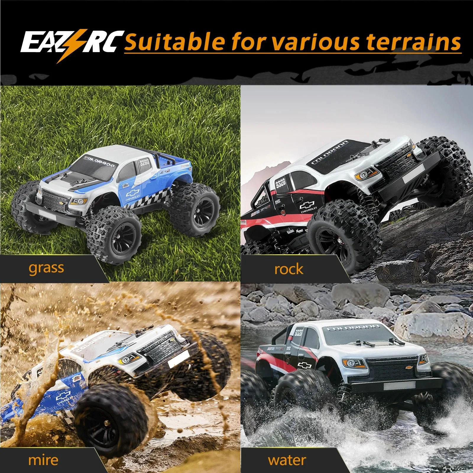 Fms 1/18 Colorado 1:18 Brushless RC Remote Control High Speed Off Road Vehicle Shock Resistance And Drop Resistant Electric Toy 4