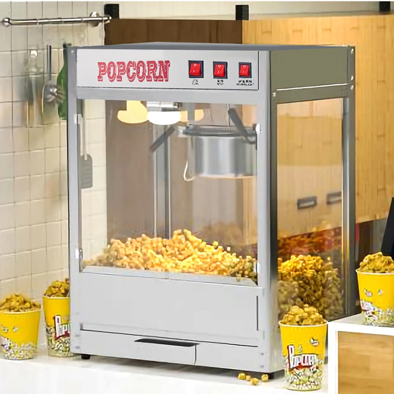 8 Oz Pop Corn Snack Machines Popcorn Commercial Kettle Corn Popcorn Ball  Maker Commercial Mobile Electrics Popcorn Machine Cart - AliExpress