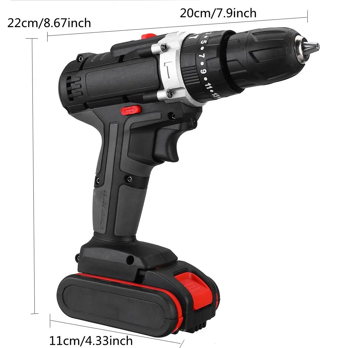 Lithium Battery Two-speed Mini Drill Cordless Screwdriver Power Tools