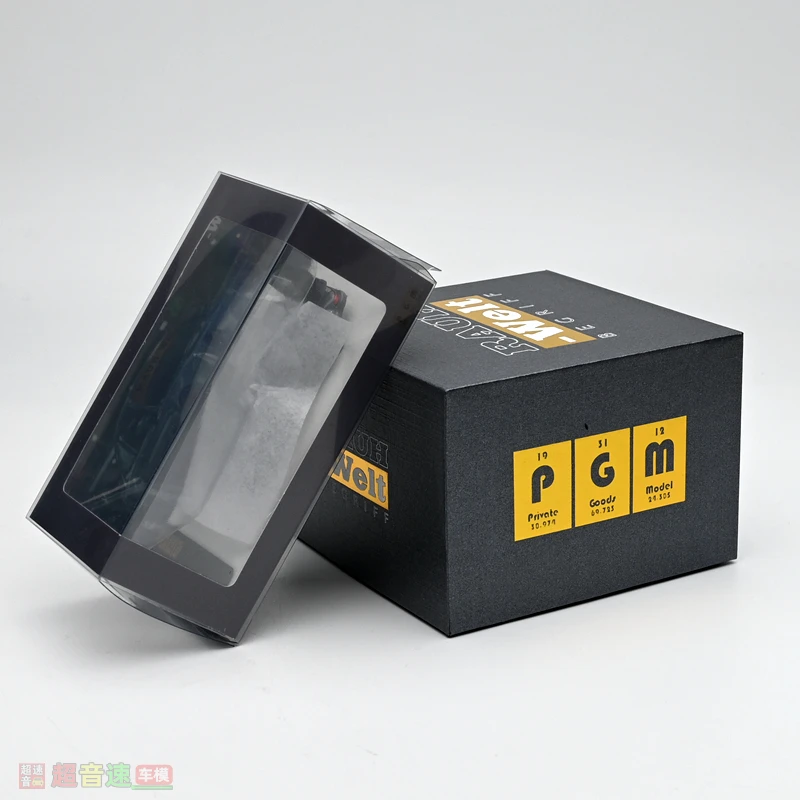 PGM 1:64 full-door Porsche RWB 993 cement grey alloy die