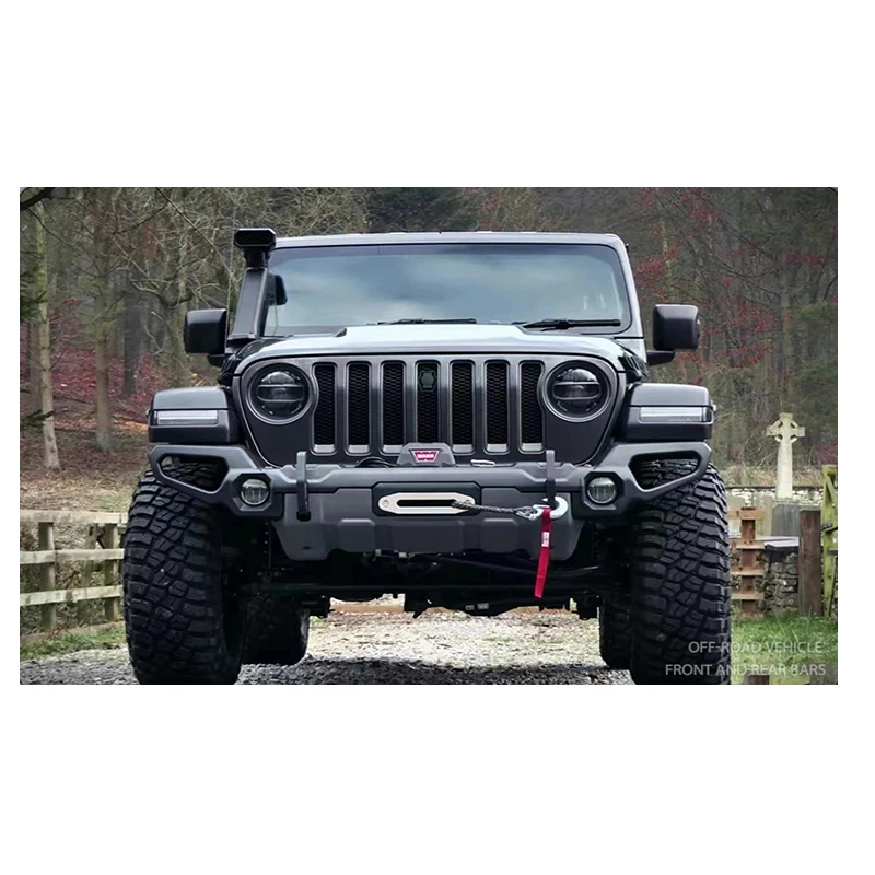Jeleep wrangler jk 2007-2017用フロントバンパーmudifyカーパーツ 
