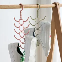 Creative Rotatable 10-claw Multi-purpose Hook Hanger Hanger Scarves Scarf Coat Rack Plastic Shoe Hook Shoe Belts Scarf Hanger