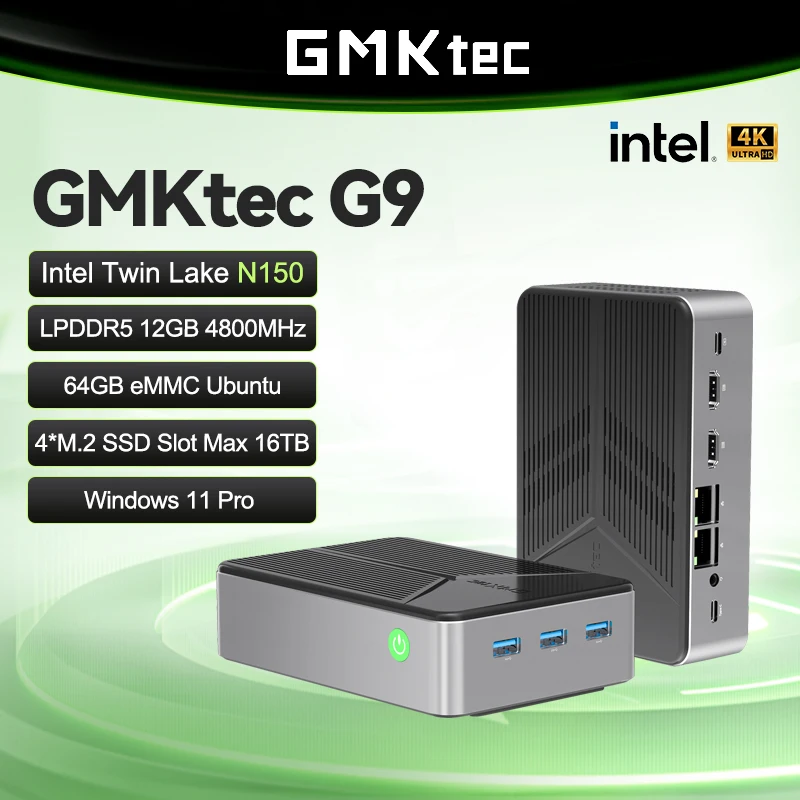 GMKtec Nucbox G9 MINI NAS New Mold Intel N150 MINI PC