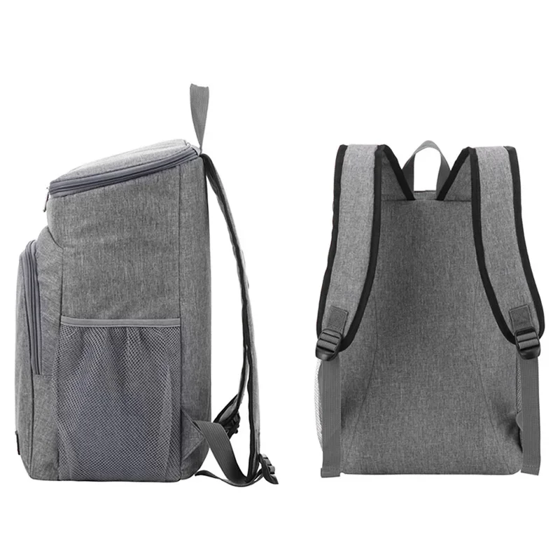 18L Large Capacity Leak Proof Lunch Backpack Thermal Large Picnic Cool and Warm Insulated Bag Outdoor Storage Shoulder Bag