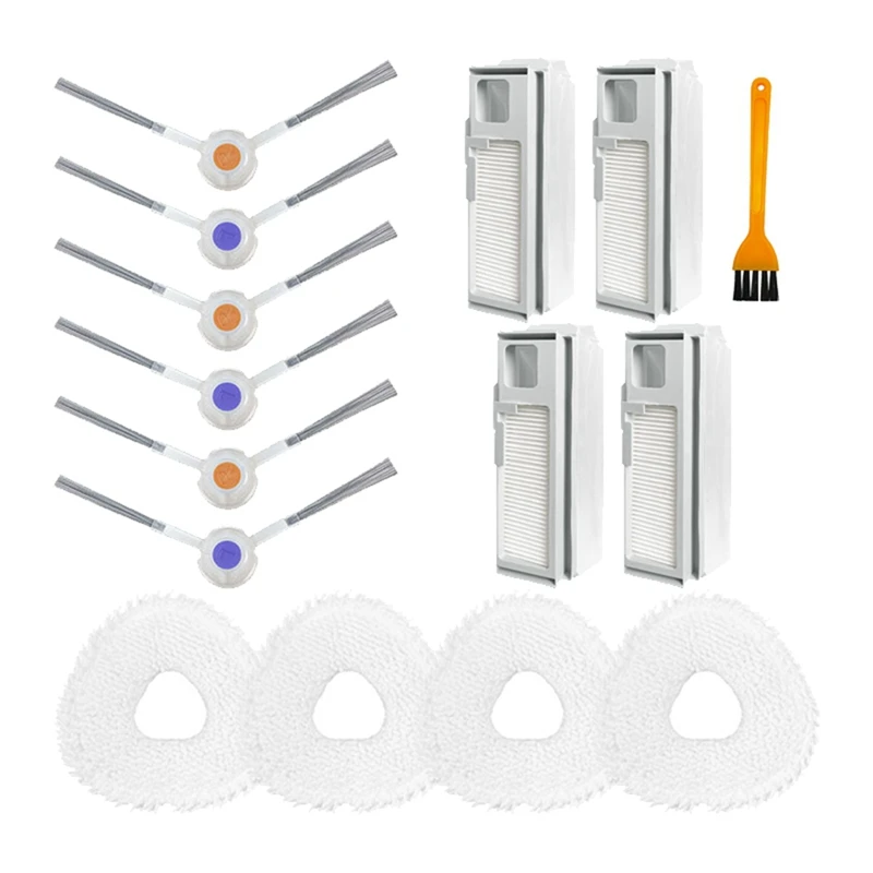 

Для Narwal J4 / J4 Lite Запчасти для робота-пылесоса боковая щетка HEPA Filter Mop Pad Accessories