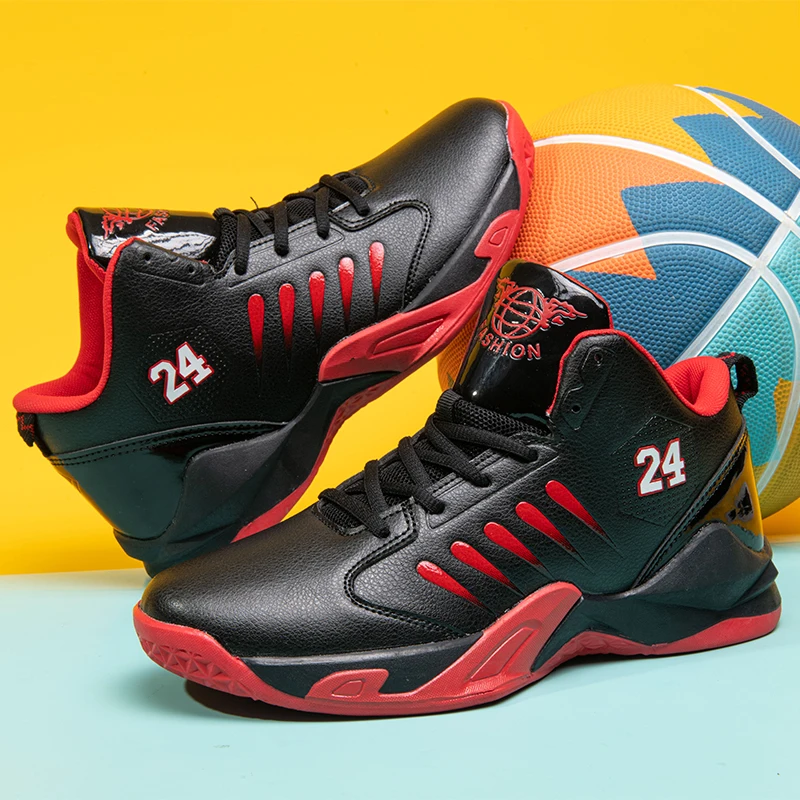 

High-top Men's Basketball Sneakers Non-slip Training Sports Shoes Kids Wearable ForMotion Basketball Shoes for Womens