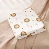 Cotton Tetra Cotton Muslin Blankets For Babies Animal Print For Newborn Things Nap Throw Towel Bath Cute Blanket Bedding 1