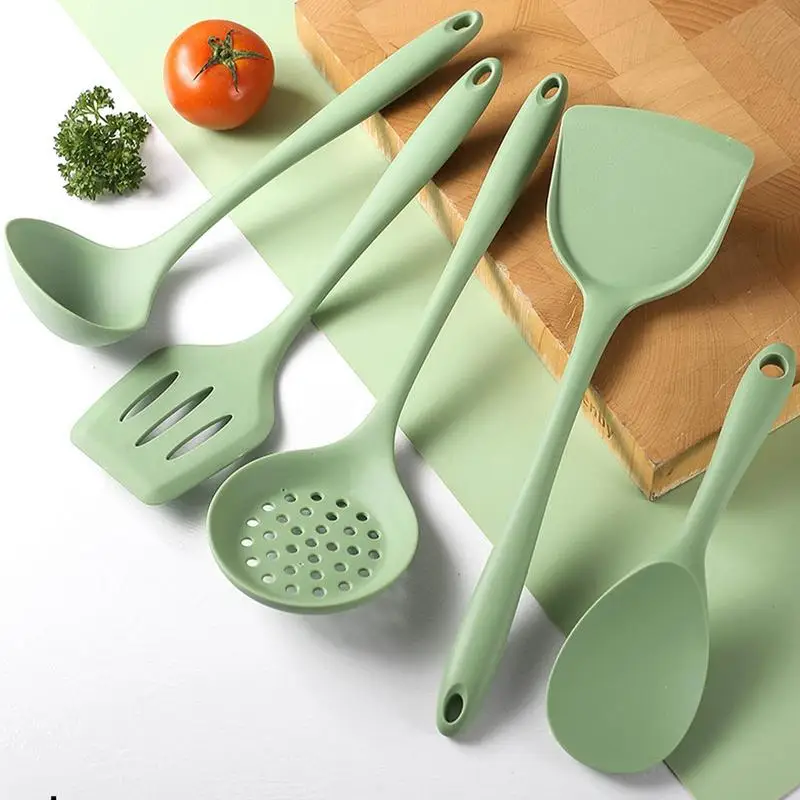 

1pcs Silicone Turner Spatula Egg Fish Frying Pan Scoop Fried Shovel Spatula Non-Stick Cooking Utensils Kitchen Tools