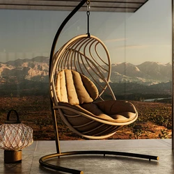 Nordic Style Swing Chair Outdoor Garden Backyard Indoor Swing Adult Kids Balancoire Exterieur De Jardin Patio Furniture
