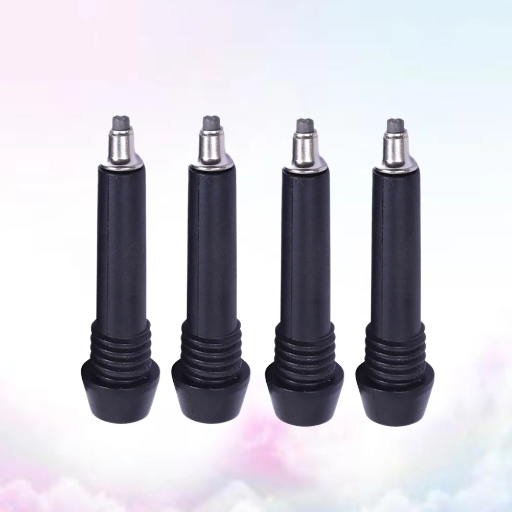 

4 Pcs Carbon Tungsten Steel Climbing Rod Tip Walking Sticks Non-slip Trekking Pole Hiking Gear Travel