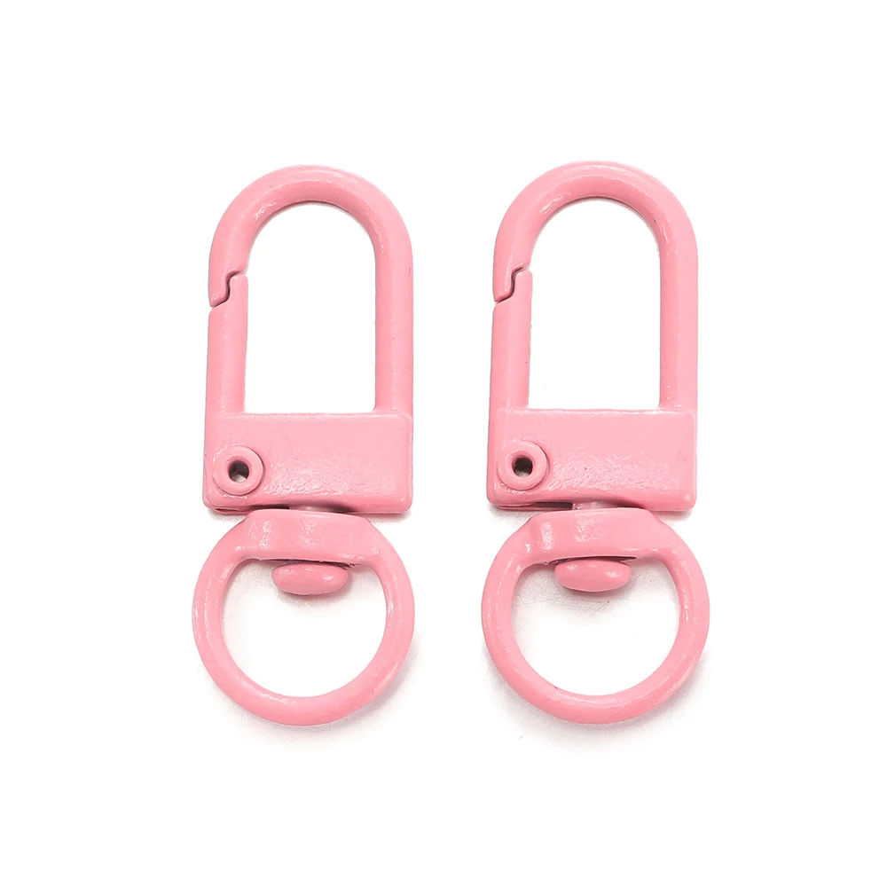 Colorful Alloy Snap Lobster Clasp Hooks for DIY Crafts - 10-Pack Wholesale Set