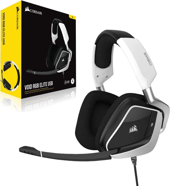 CORSAIR – casque de jeu USB Premium avec son Surround 7.1, rvb/blanc -  AliExpress