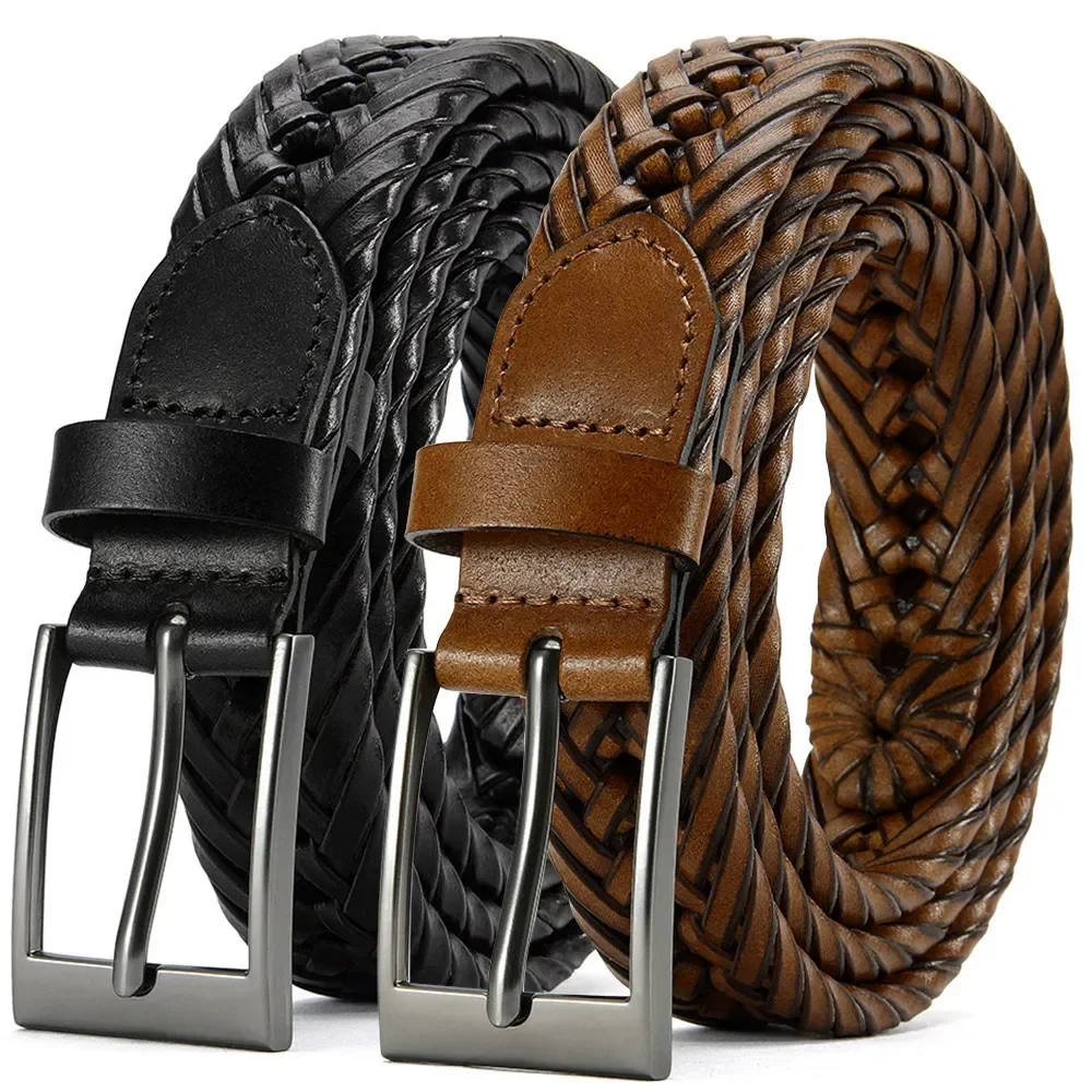 Hohe Qualität Echtes Leder Männer Gürtel LANGE Große Pin Schnalle Metall Automatische Schnalle Hohe Qualität Casual für Jeans Frauen Strap