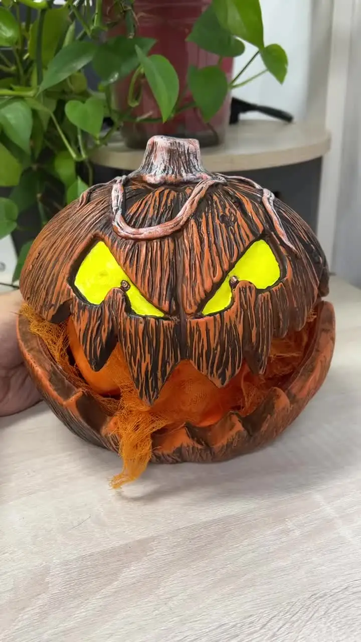 Spirit Halloween Gourdo Animatronic Pompoen - Griezelige Bewegende Halloween Decoratie