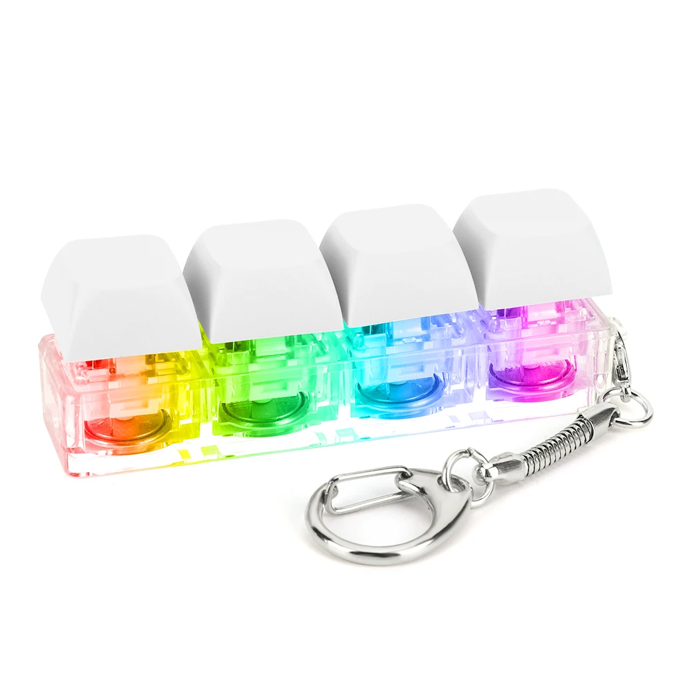 Toetsenbord Fidget-speelgoed voor volwassenen, transparante