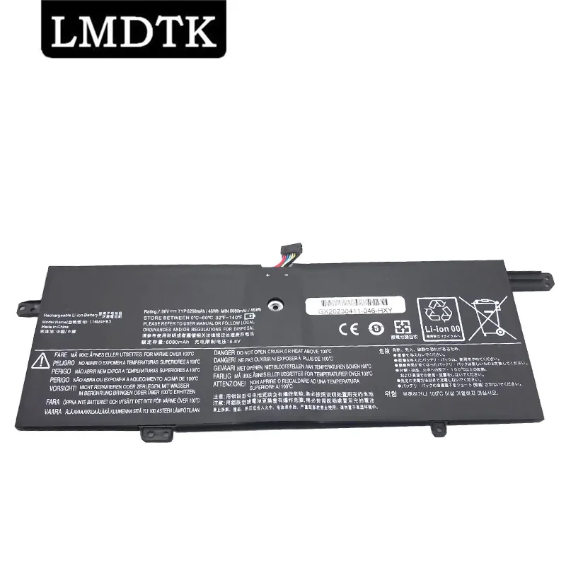 LMDTK Новый L16M4PB3 Аккумулятор для ноутбука Lenovo IdeaPad 720S-13ARR 720S-13IKB Series L16C4PB3 L16L4PB3 7,68 V 268mAh/48WH