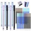 0.5mm Cat Animal Erasable Gel Pens Set Washable Handle Magical Eraser Gel Pen Blue/Black Ink Erasable Refills Rod Office Writing 1