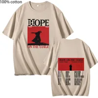 Korean Dancer J-Hope New T-Shirts 100% Cotton Tops Hope on The Stage Tour 2025 Shirt Unisex Casual Clothes Hip Hop Fashion Tees