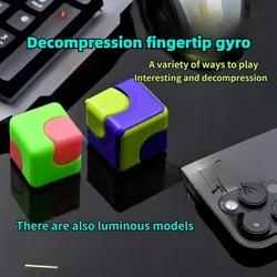 NEW Rotating Fingertip Gyroscope Fidget Anti Stress Toys Office Home Travel Portable Spinner Christmas Gifts