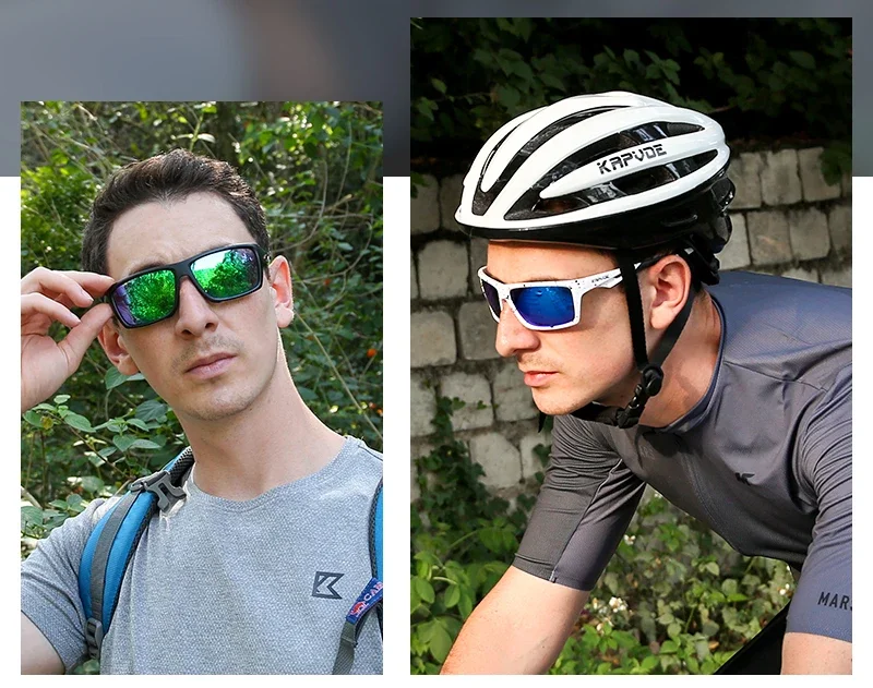 Description Picture 3 of itemKapvoe Men Polarized Glasses Sport Sunglasses Bicycle Running Glasses Women Fishing Goggles Camping Hiking Road Driving Eyewear