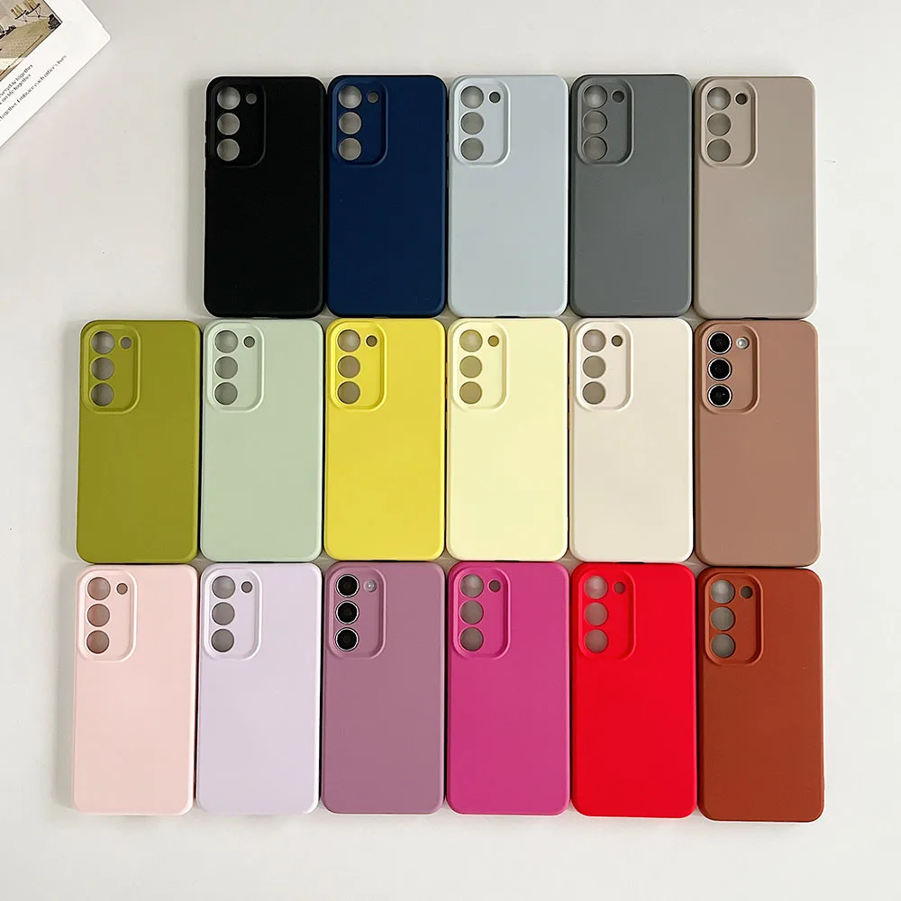 Liquid Silicone Shockproof Phone Case with Lens Protection