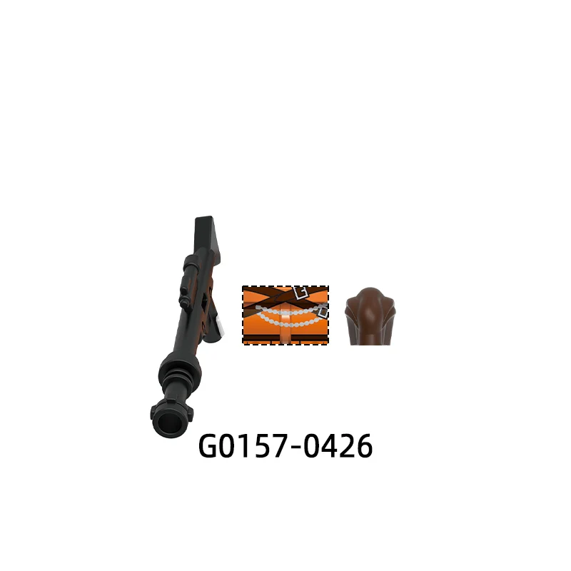 G0157 무기 바지 헤어 부품 액션 피규어 검 총 석궁 모델 블록 MOC 브릭 세트 선물 장난감