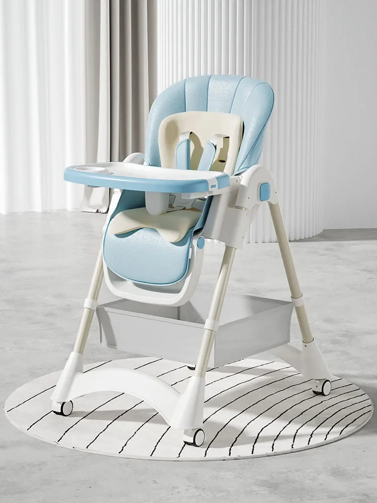Baby Dining Chair Multifunctional Foldable Chair for Infants Baby Seat Children's Dining Table Table Household Use