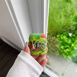 Van Gogh Starry Night Art - Inspired Wireless Earphone Protective Case Cover - Airpods Pro (BROWN)