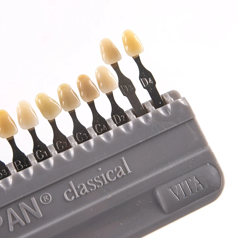 1PC Tooth Whitening Guide Dental Vita 16Colors Tooth Model Colorimetric Plate teeth whitening strips