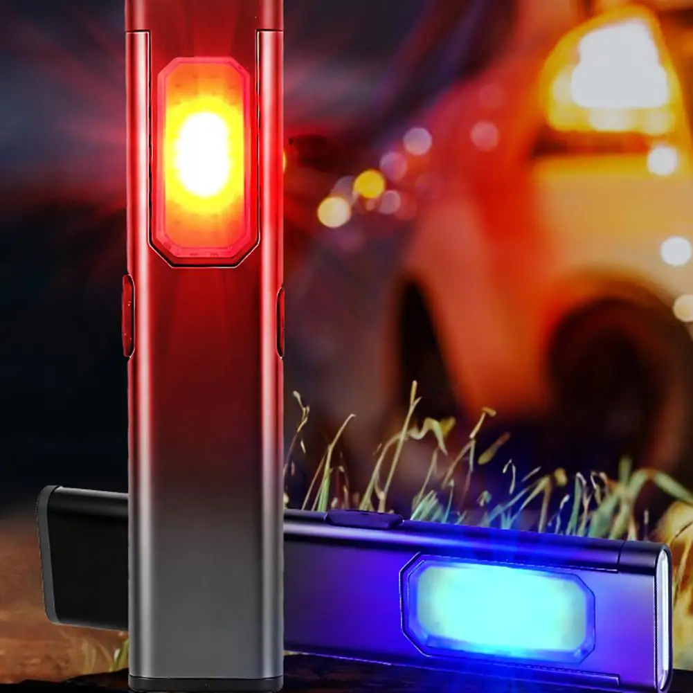 Latest LED Keychain Flashlight USB RechargeableEmergency Small Torch With Pen Clip Portable Work Light With Magnet Flashlight