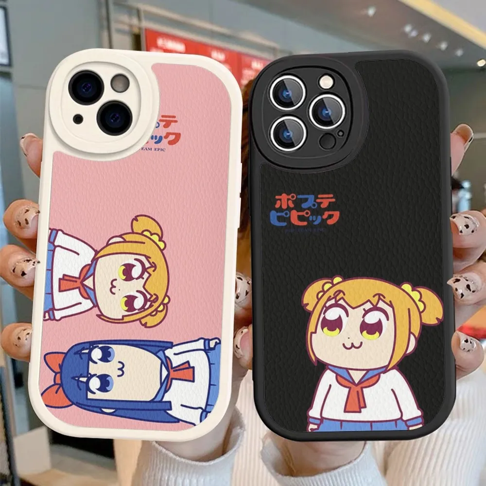 Custodia Rigida Per Telefono Pop Team Epic Per Iphone 14 13 12 Mini 11 14 Pro Max Xs X Xr 7 8 Plus Fundas