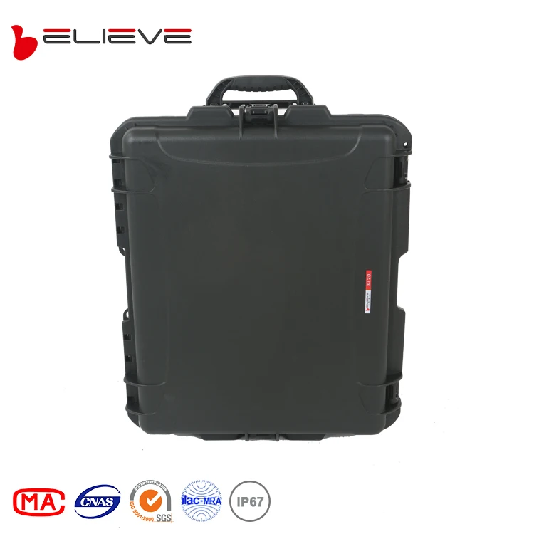 

Black 580*465*276mm hard shockproof plastic carrying case for transport tool protection box