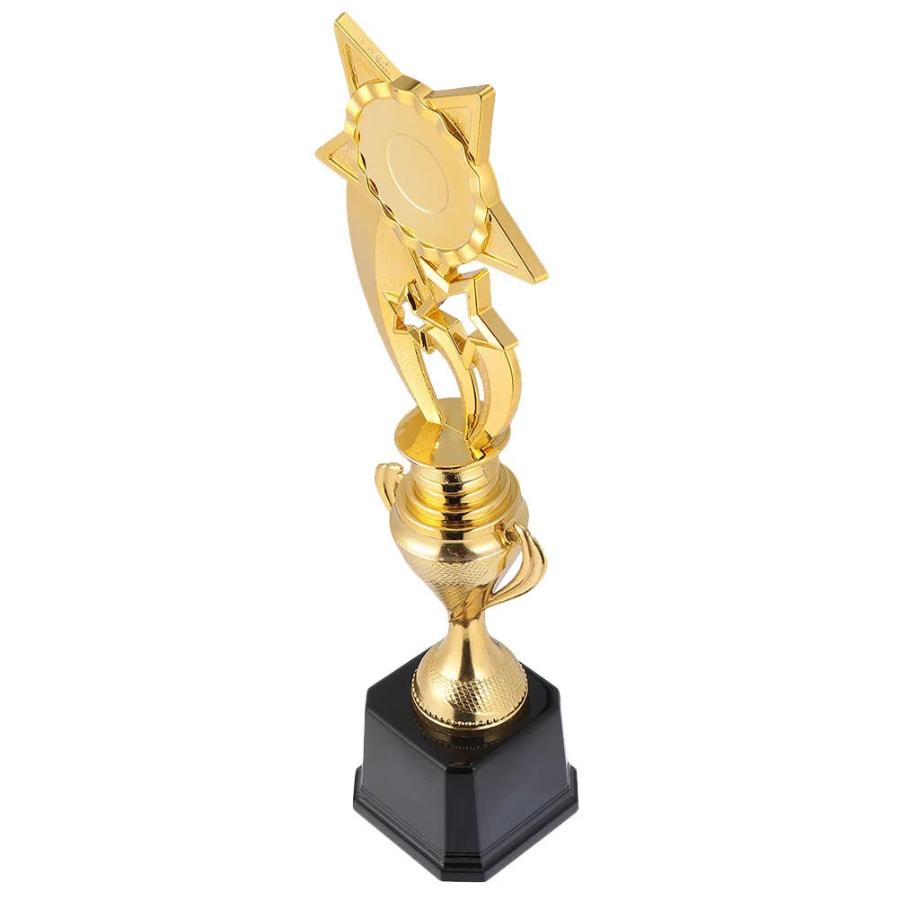 

Children's Trophy Honor Soccer Pentagram Achievement Award Plastic Awards Medals