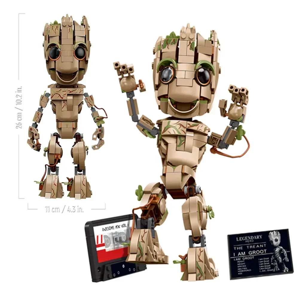 Building Block Toys Super Galaxy Heroes Compatible 76217 Building Block Bricks DIY Toy Gift Kid Boys Set Christmas Birthday