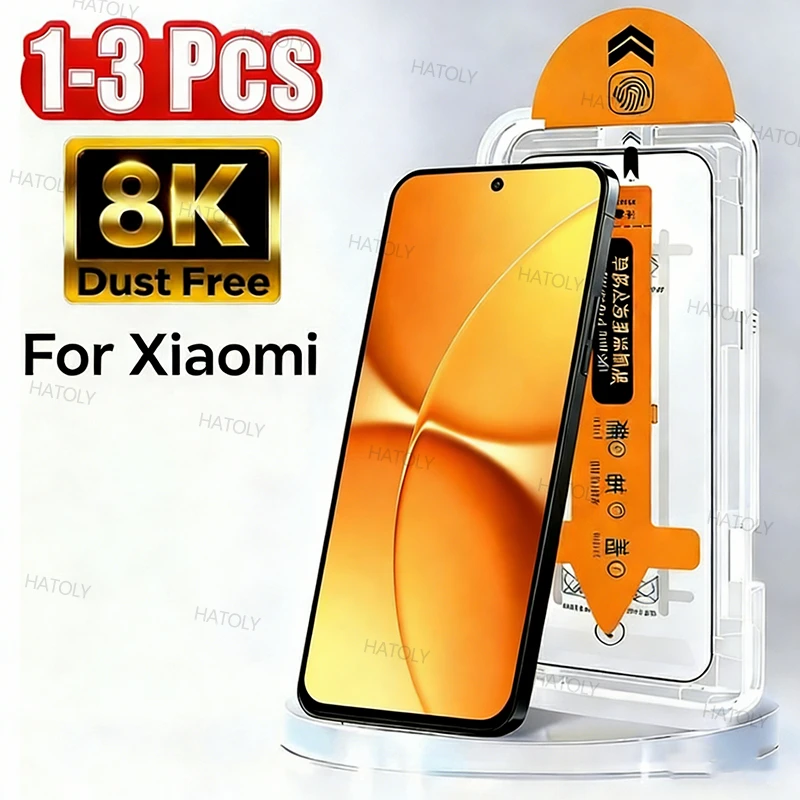 Premium Dust-Free Tempered Glass Screen Protector - Anti-Scratch & Easy Installation