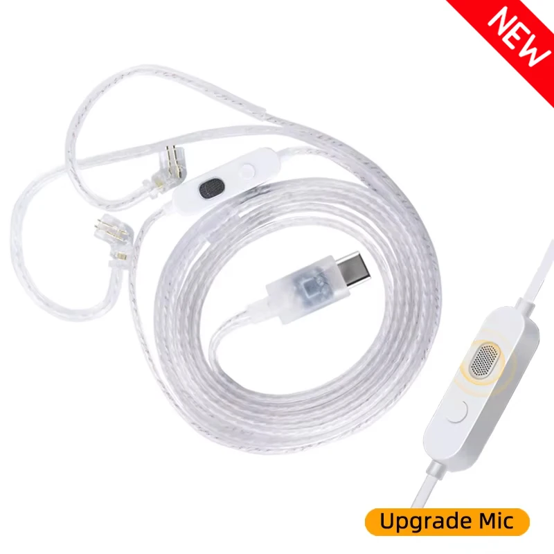 ตัวเลือกสินค้า สายหูฟัง DAC USB-C ทองแดง O2 คุณภาพสูง