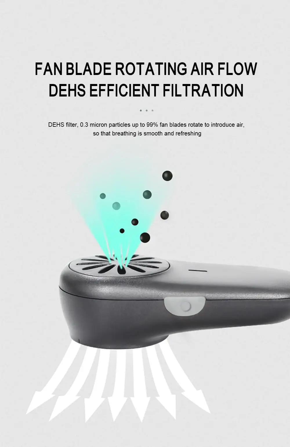 

Новинка 2023, мини-вентиляторы для лица, вентиляционный вентилятор, перезаряжаемая умная маска, дыхательный клапан для клапанов, электрические маски