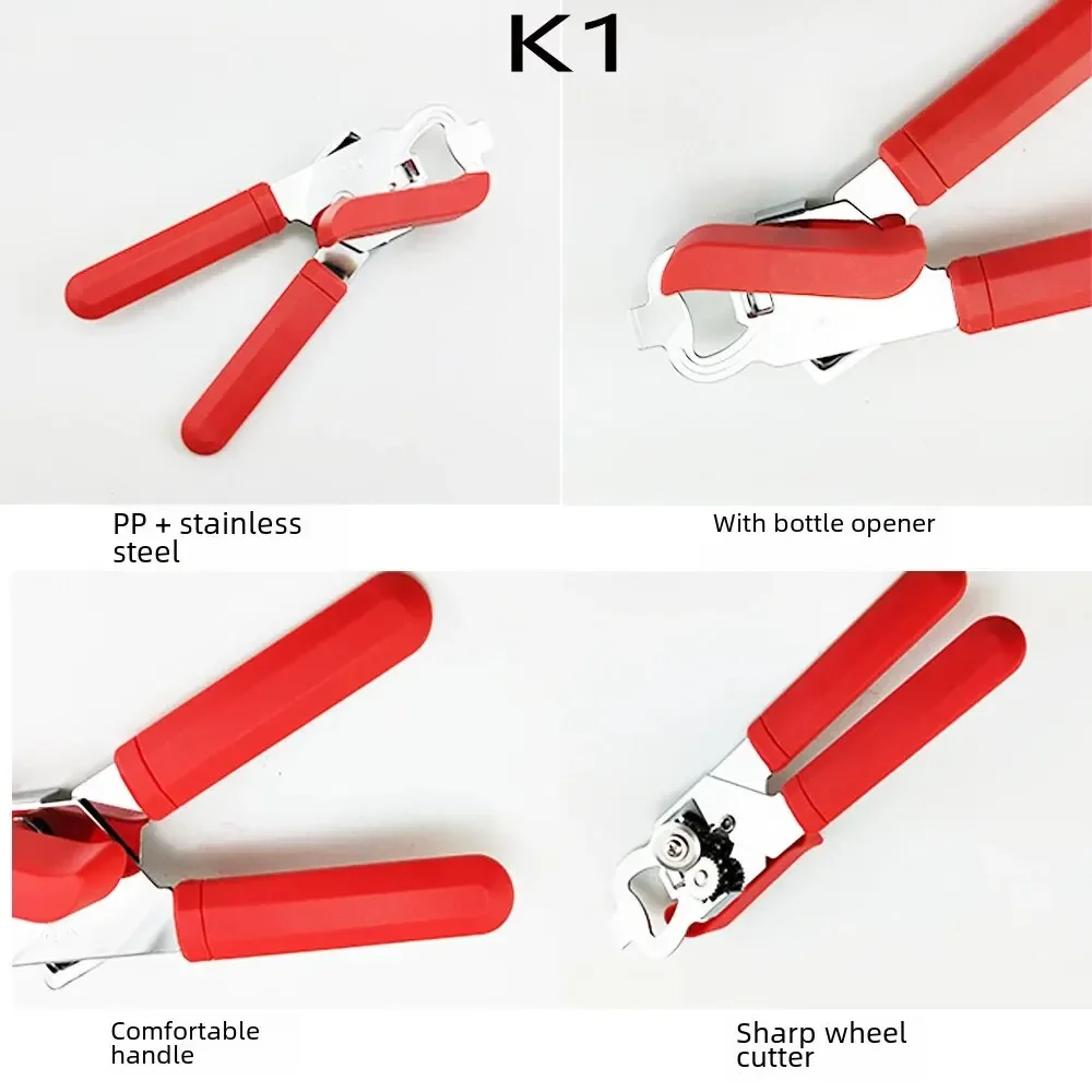 Multifunctional stainless steel manual can opener bath box head knife kitchen tools por bottle opener can opener,bottle opener,kitchen tools,multifunctional tool