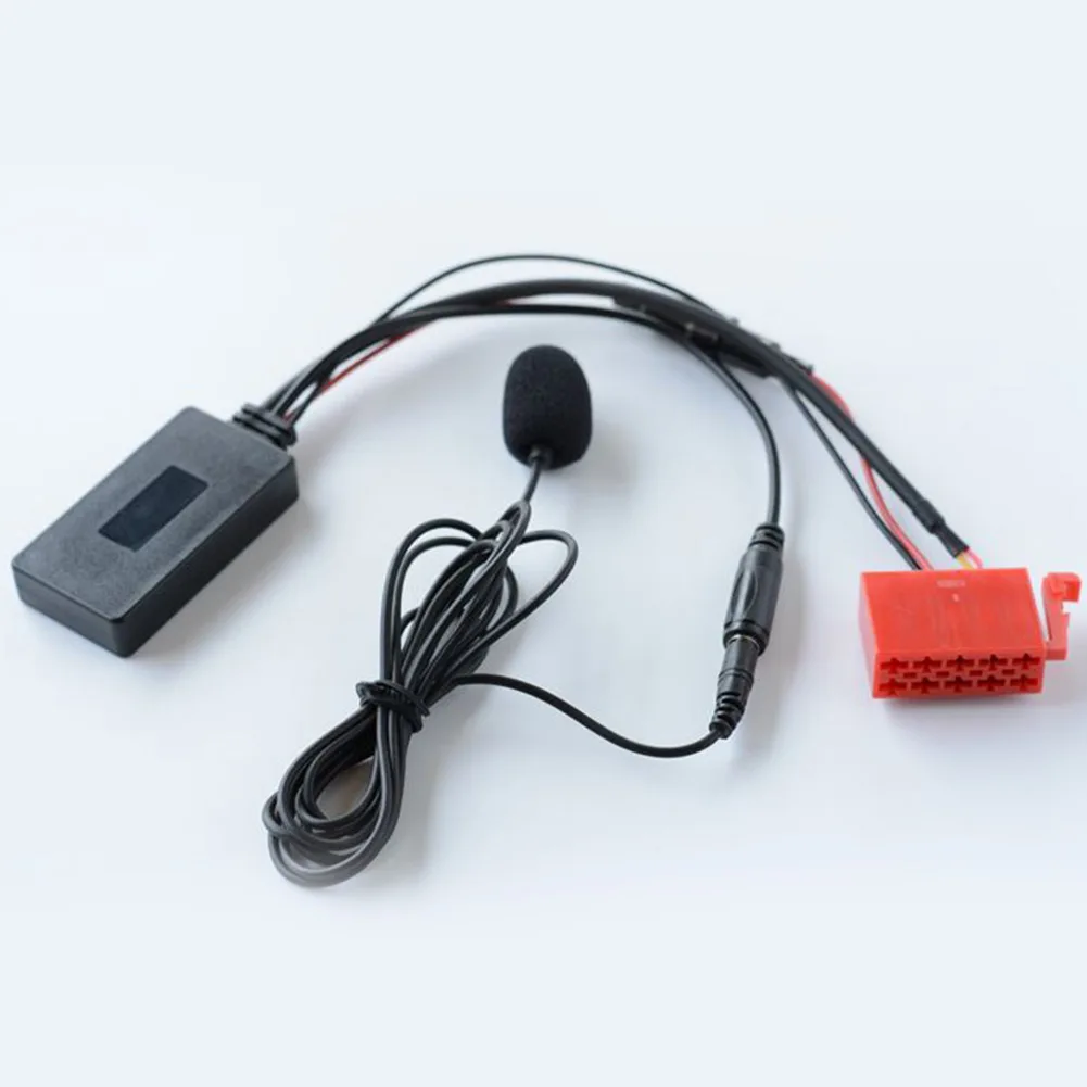 Car Wireless Bluetooth-compatible Adapter Music AUX Receiver Module With Mic For Mercedes-Benz W124 W140 W202 W210 R129 BE2210
