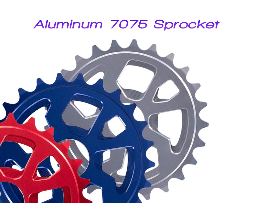 Description Picture 6 of itemFunsea BMX Sprocket 25T Alloy 6061 Bicycle Plate for Wheelie Stunt Big Cruiser One Way Chainring Full Machine Nezha