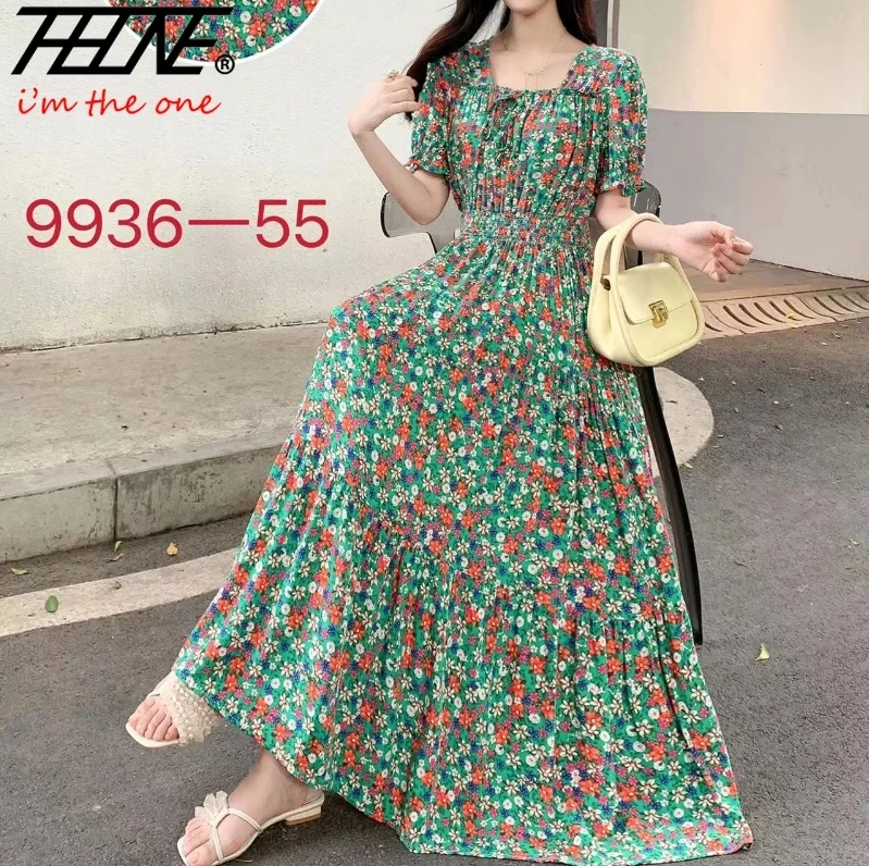 Dresses for Women 2025 Print Oversized Loose Casual Ready Vintage