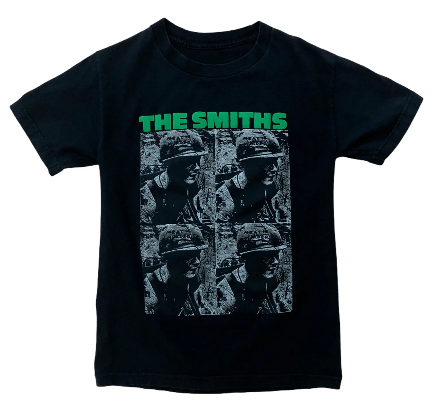 The Smiths Meat Is Assassin Album Soldier Morrissey Band T Shirt Maniche Lunghe O Corte