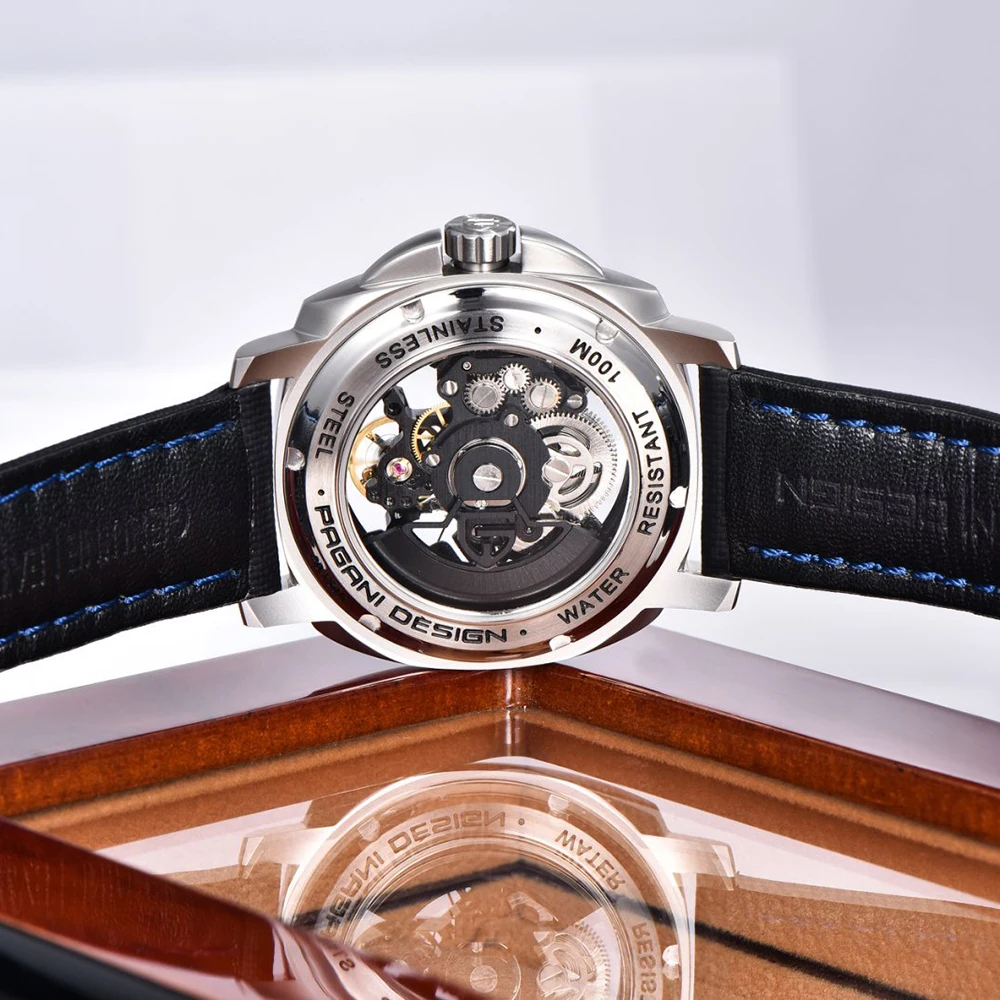 PAGANI DESIGN ساعة رياضية ميكانيكية أوتوماتيكية لل...